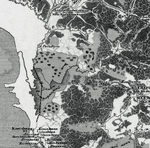 Карта 1834 года.