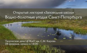 Лекция о водно-болотных угодьях  Санкт-Петербурга